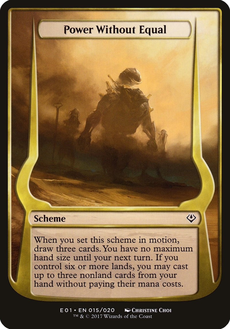 Power Without Equal Archenemy Nicol Bolas (15) [OVER]