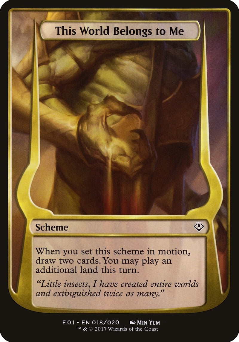 This World Belongs to Me Archenemy Nicol Bolas (18) [OVER]