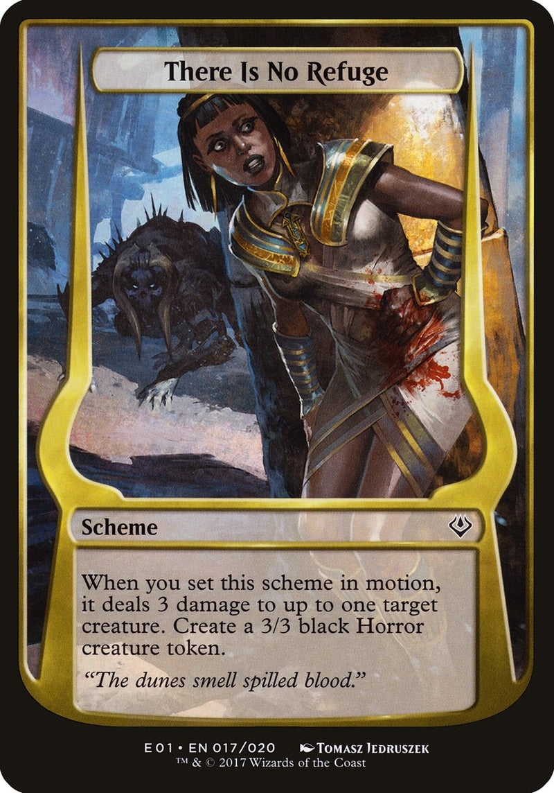 There Is No Refuge Archenemy Nicol Bolas (17) [OVER]