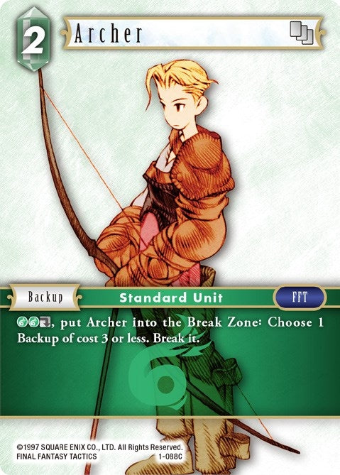 Archer Male Unit 1 088C (1-088C) [OP1]
