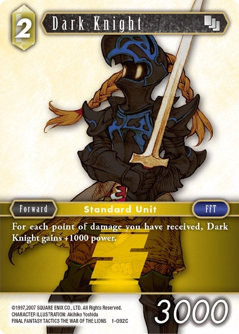 Dark Knight Female Unit (1-092C) [OP1]
