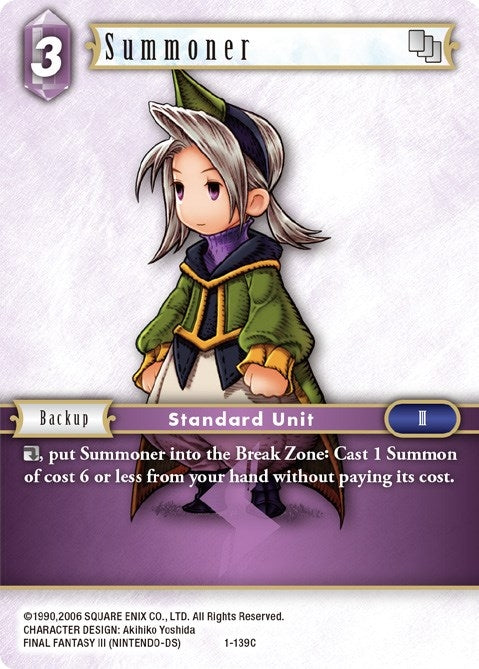 Summoner Luneth (1-139C) [OP1]