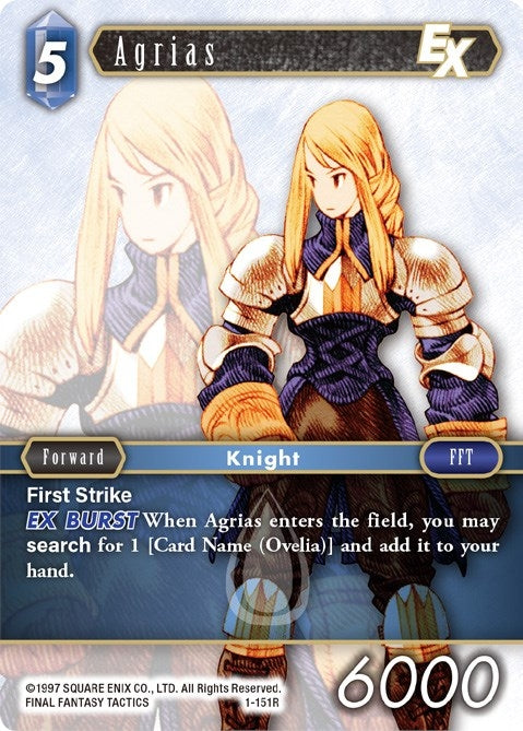 Agrias EX (1-151R) [OP1]