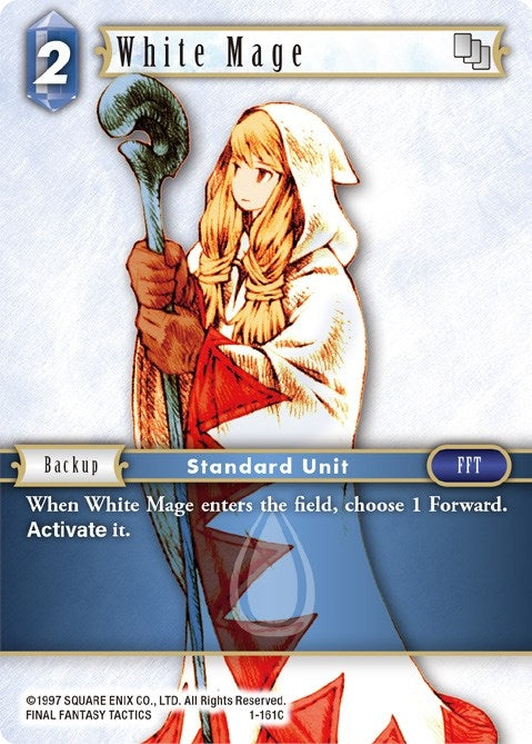 White Mage Female Unit (1-161C) [OP1]