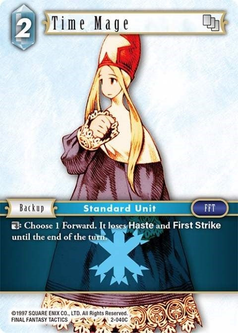 Time Mage Female Unit (2-040C) [OP2]