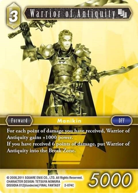 Warrior of Antiquity (2-074C) [OP2]