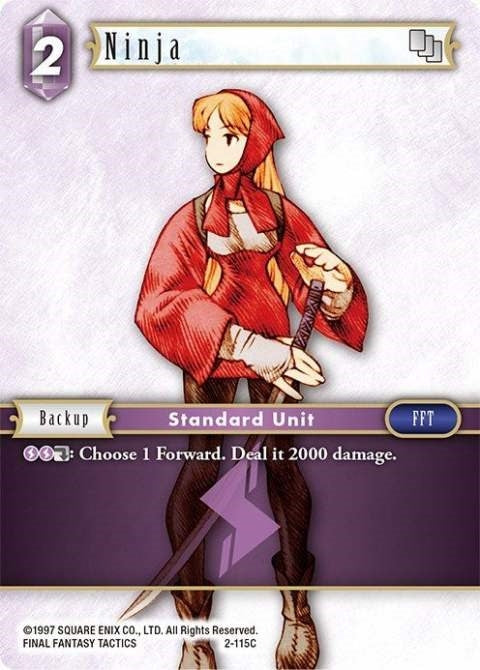 Ninja Female Unit (2-115C) [OP2]