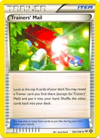 Trainers Mail 92a 108 Non Holo (092a/108) [PR]