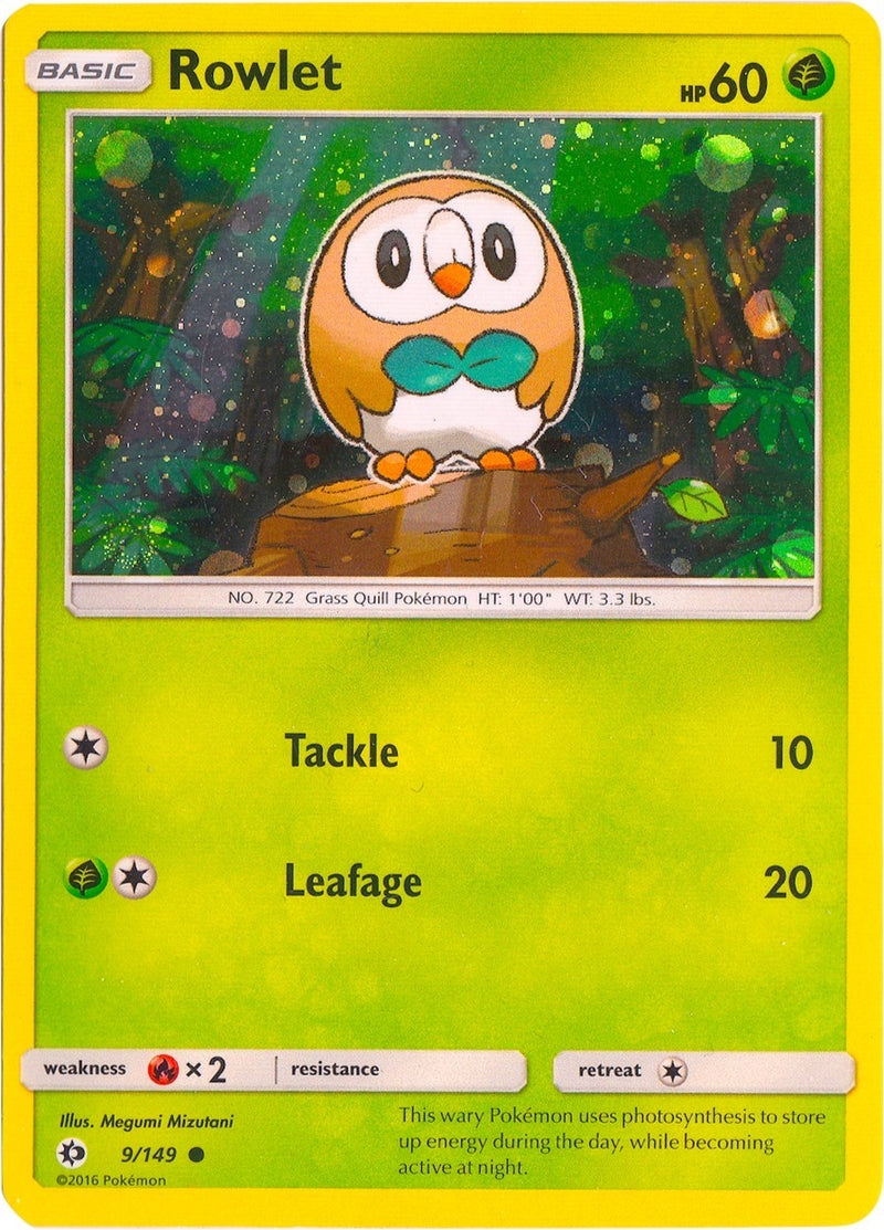 Rowlet 9 149 Cosmos Holo (009/149) [MCAP]