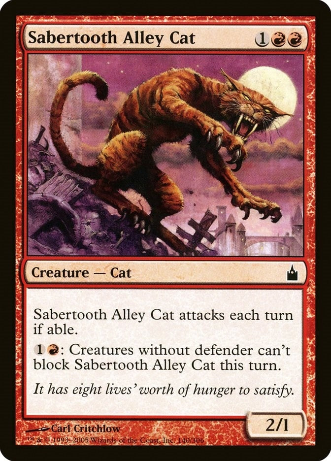 Sabertooth Alley Cat (140) [RAV]
