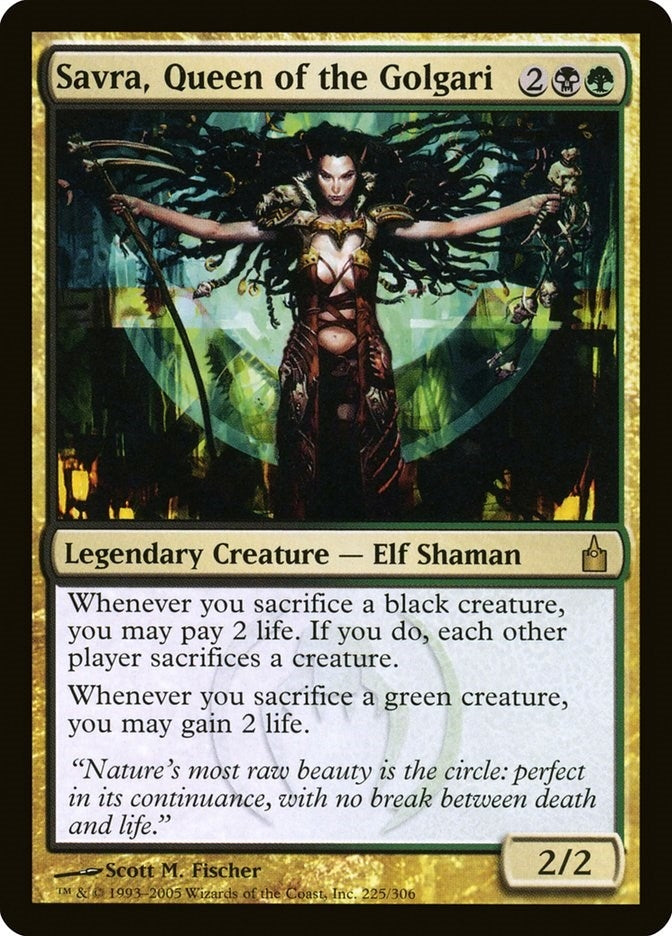 Savra Queen of the Golgari (225) [RAV]