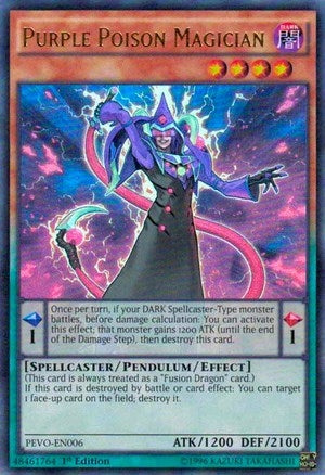 Purple Poison Magician (PEVO-EN006) [PEVO]