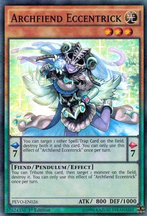 Archfiend Eccentrick (PEVO-EN026) [PEVO]