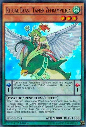 Ritual Beast Tamer Zeframpilica (PEVO-EN048) [PEVO]