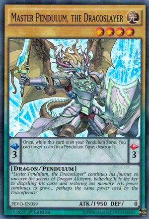 Master Pendulum, the Dracoslayer [PEVO-EN059] Super Rare