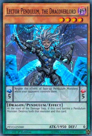 Lector Pendulum the Dracoverlord (PEVO-EN060) [PEVO]