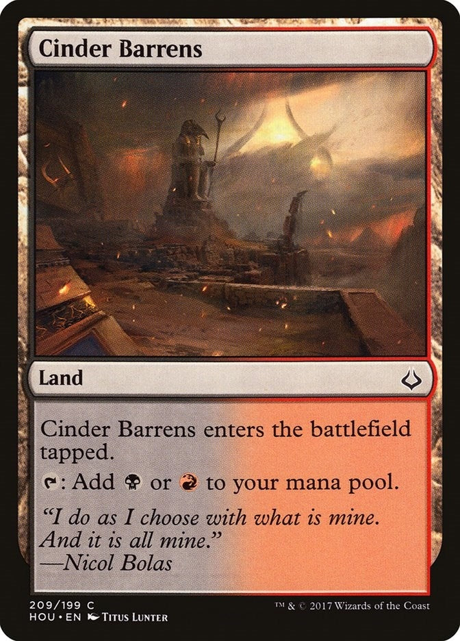 Cinder Barrens (209) [HOU]