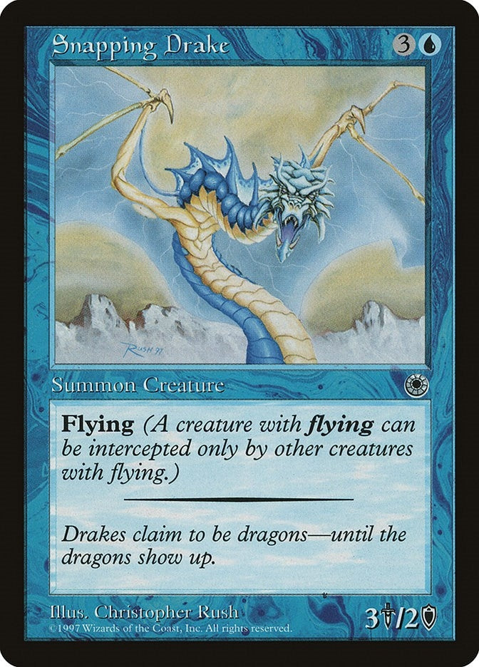 Snapping Drake Reminder Text [POR]