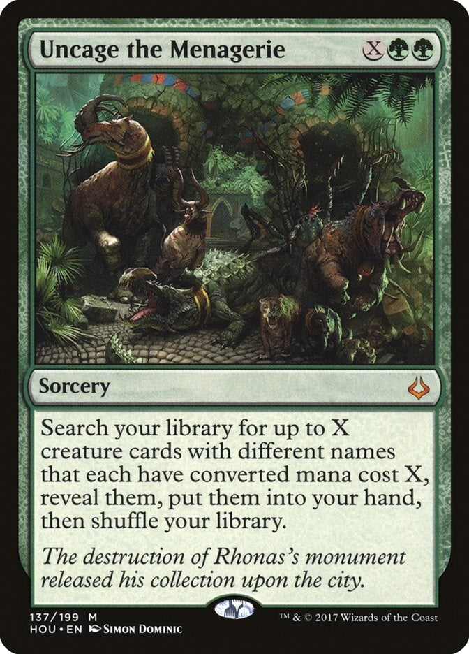 Uncage the Menagerie (137) [HOU]