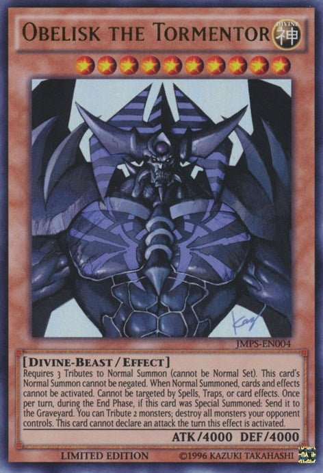 Obelisk the Tormentor JMPS EN004 (JMPS-EN004) [SJMP]