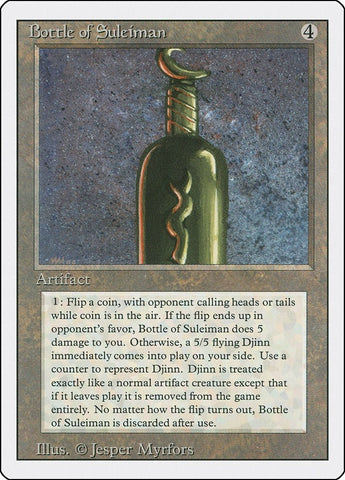 Bottle of Suleiman [3ED]