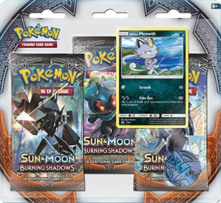 Burning Shadows 3 Pack Blister Alolan Meowth [SM03]