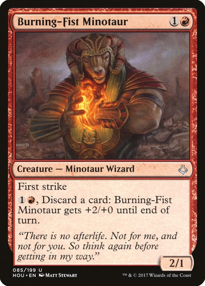 Burning Fist Minotaur (85) [HOU]