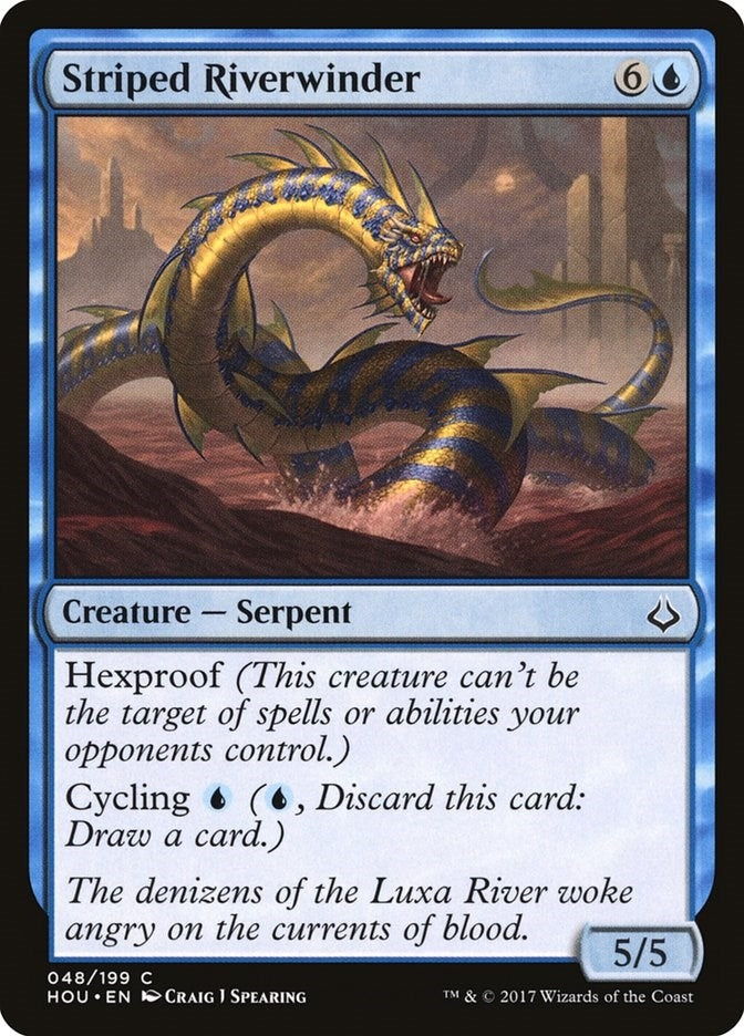 Striped Riverwinder (48) [HOU]