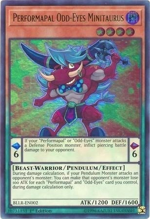 Performapal Odd Eyes Minitaurus (BLLR-EN002) [BLLR]
