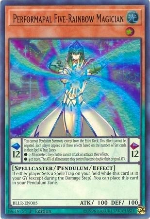 Performapal Five Rainbow Magician (BLLR-EN005) [BLLR]