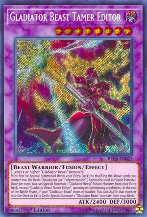 Gladiator Beast Tamer Editor (BLLR-EN023) [BLLR]