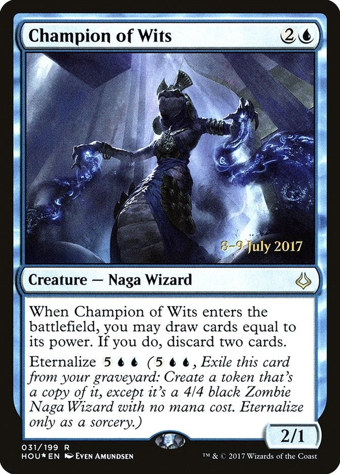 Champion of Wits (31) [PRE]