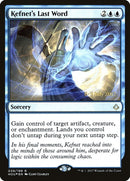 Kefnets Last Word (39) [PRE]