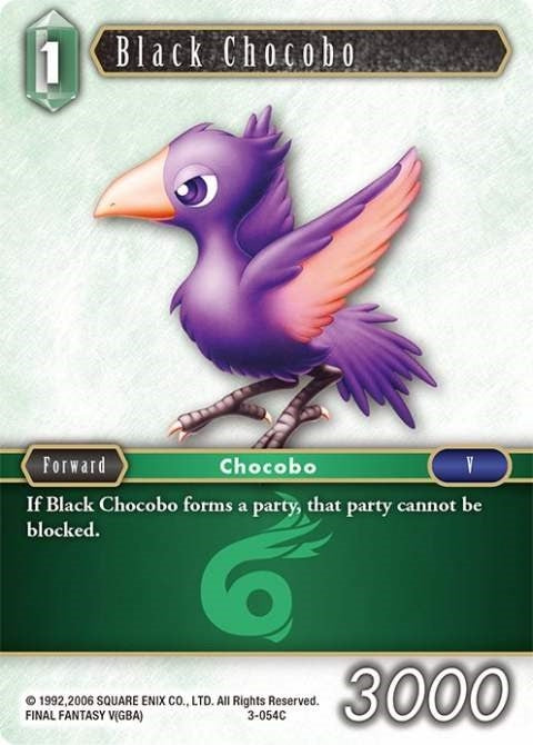 Black Chocobo (3-054C) [OP3]