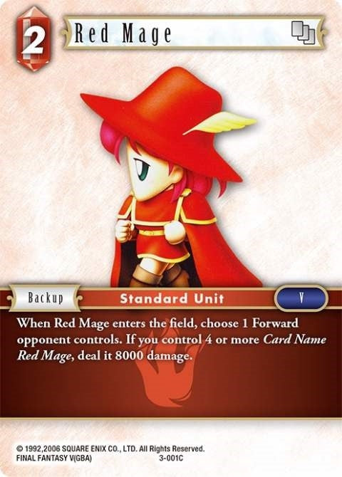 Red Mage (3-001C) [OP3]