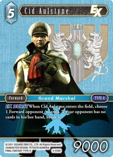 Cid Aulstyne EX (3-036H) [OP3]