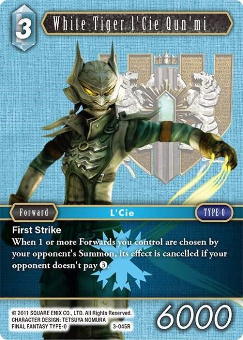 White Tiger lCie Qunmi (3-045R) [OP3]