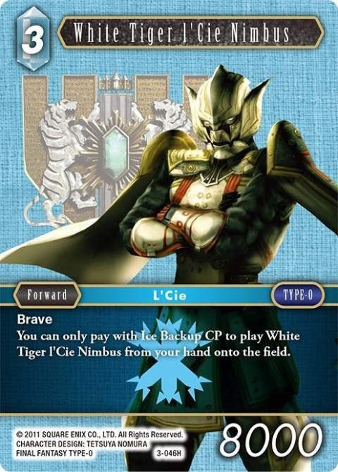 White Tiger lCie Nimbus (3-046H) [OP3]