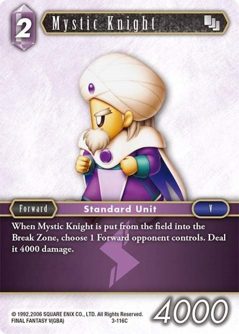Mystic Knight 3 116C (3-116C) [OP3]