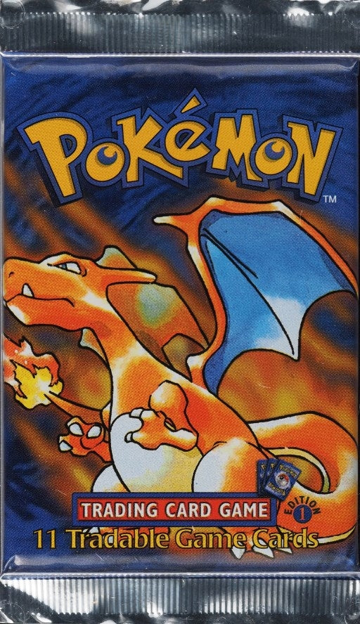 Pokemon Base Set Shadowless 1st Edition Booster Pack [BSS]