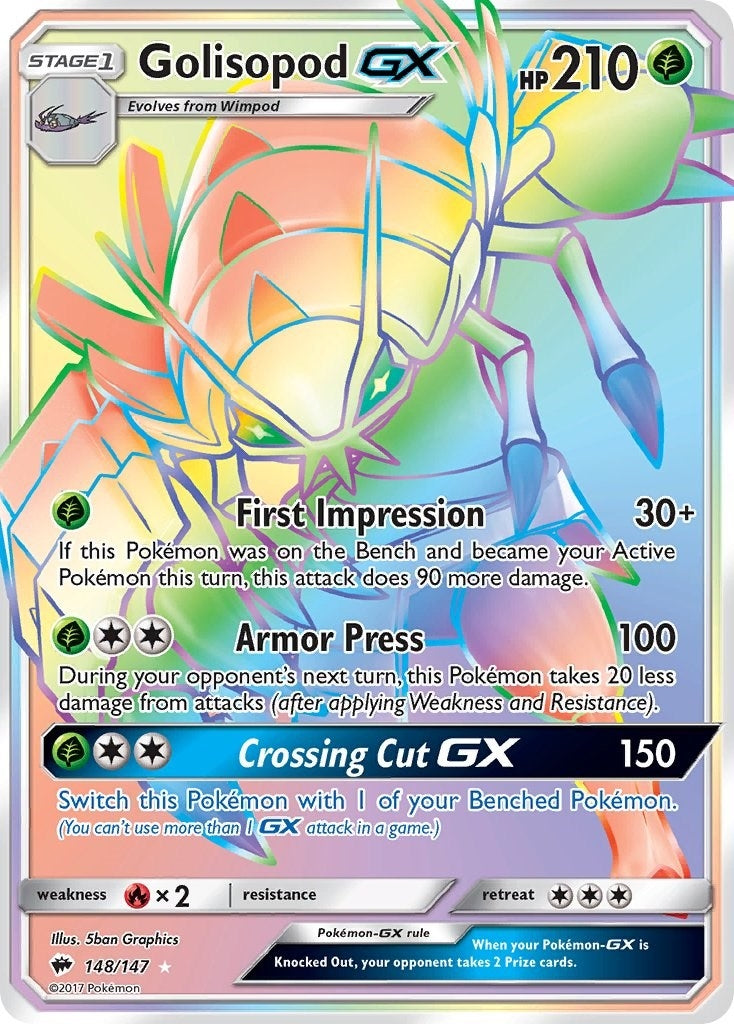 Golisopod GX (Secret) (148/147) (SM - Burning Shadows)