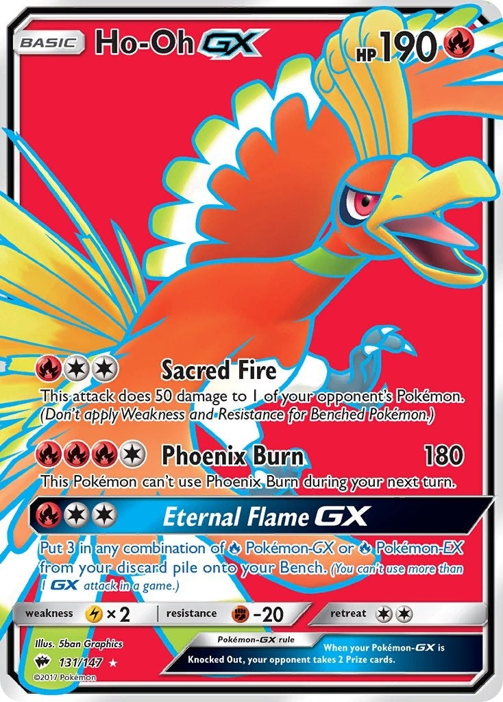 Ho Oh GX Full Art (131/147) [SM03]