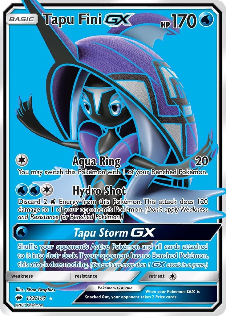 Tapu Fini GX Full Art (133/147) [SM03]