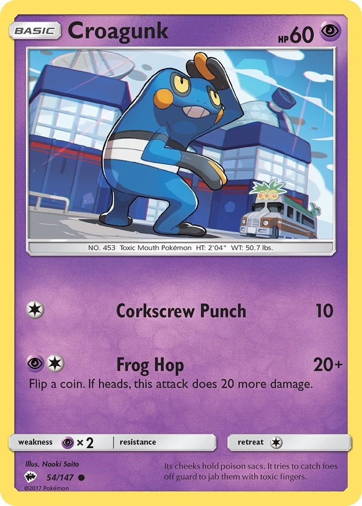 Croagunk (54/147) [SM03]