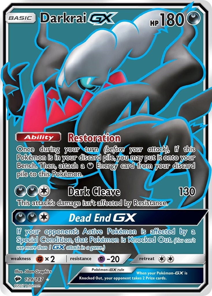 Darkrai GX Full Art (139/147) [SM03]