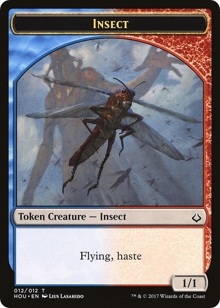Insect Warrior Double Sided Token (12 // 17) [HOU]
