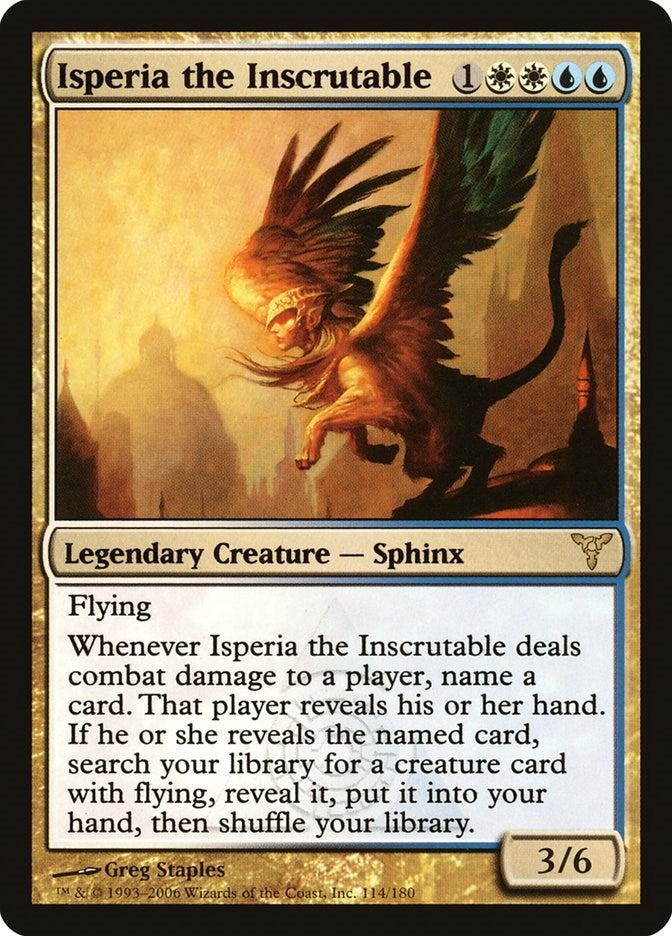 Isperia the Inscrutable (114) [DIS]