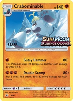 Crabominable SM47 Prerelease Staff (SM47) [SMP]