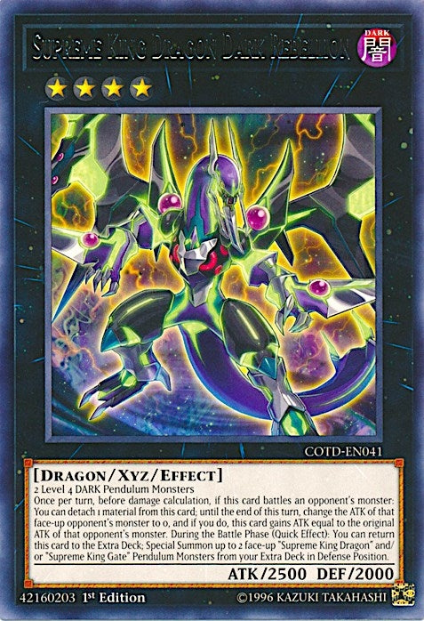 Supreme King Dragon Dark Rebellion (COTD-EN041) [COTD]
