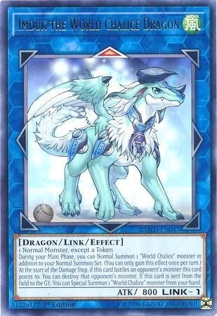 Imduk the World Chalice Dragon (COTD-EN047) [COTD]